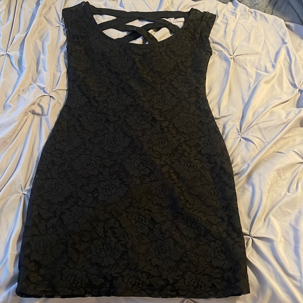 Black Lace Dress. Size Small.